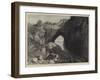 The Devil's Frying-Pan at Cadgewith, Cornwall-R. Dudley-Framed Giclee Print