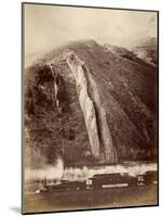 The Devil's Slide, Union Pacific Railroad, Utah, 1880-Carleton Emmons Watkins-Mounted Photographic Print