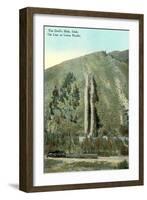 The Devil's Slide-null-Framed Art Print