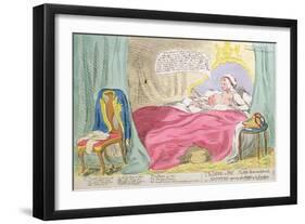 The Devil to Pay: the Wife Metamorphos'D-James Gillray-Framed Giclee Print