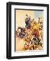 The Devils of Camerone-Angus Mcbride-Framed Giclee Print