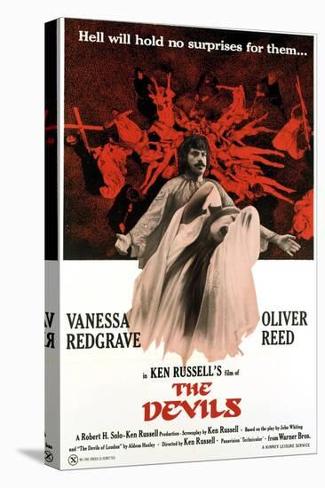 The Devils, Oliver Reed, Vanessa Redgrave, 1971-null-Stretched Canvas