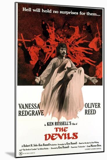 The Devils, Oliver Reed, Vanessa Redgrave, 1971-null-Mounted Art Print