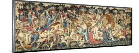 The Devonshire Hunting Tapestries; Boar and Bear Hunt, (late 1425-1430 (made) - 1430)-null-Mounted Giclee Print