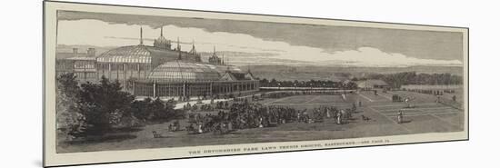 The Devonshire Park Lawn Tennis Ground, Eastbourne-null-Mounted Giclee Print