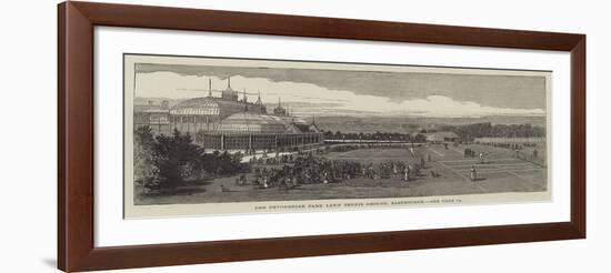 The Devonshire Park Lawn Tennis Ground, Eastbourne-null-Framed Giclee Print