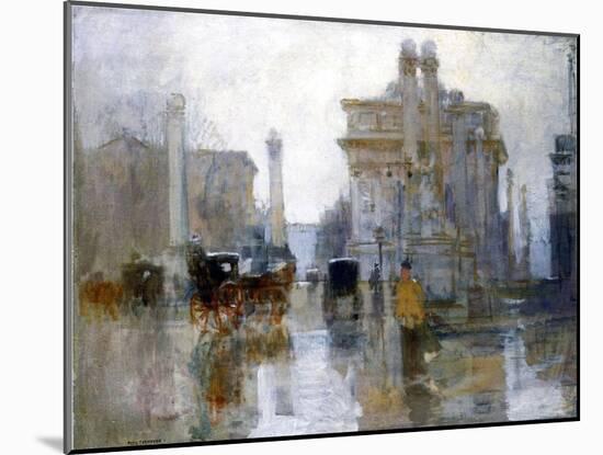 The Dewey Arch, c.1900-Paul Cornoyer-Mounted Giclee Print