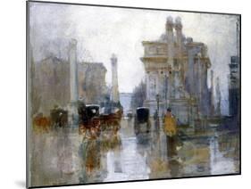 The Dewey Arch, c.1900-Paul Cornoyer-Mounted Giclee Print