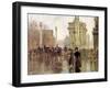 The Dewey Arch, Madison Square Park, c.1900-Paul Cornoyer-Framed Giclee Print