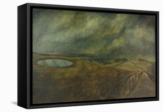 The Dewpond on the Height, 1997-Margaret Hartnett-Framed Stretched Canvas