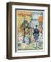 The Dey of Algiers, Hussein Ibn El Hussein Strikes the French Ambassador, M. Deval-V.a. Poirson-Framed Giclee Print