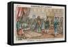 The Dey of Algiers Insulting the French Consul, Algeria-null-Framed Stretched Canvas