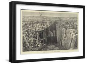 The Diamond Diggings, South Africa-Felix Regamey-Framed Giclee Print