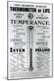 The Diamond Jubilee Thermometer of Life, Printed by M. M. Whelan and Company, 1897-null-Mounted Giclee Print