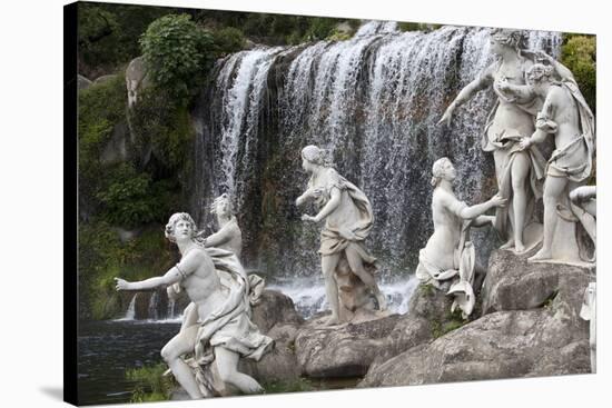 The Diana's Waterfalls, Caserta, Campania, Italy, Europe-Oliviero Olivieri-Stretched Canvas
