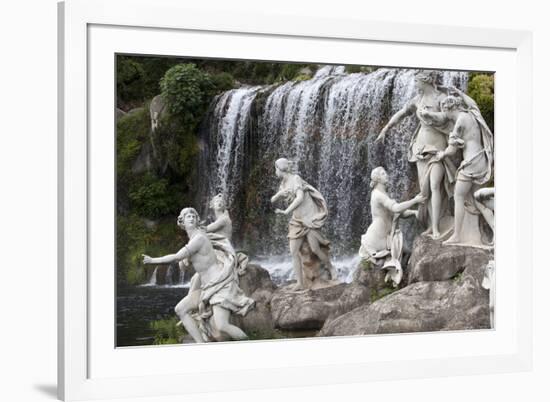 The Diana's Waterfalls, Caserta, Campania, Italy, Europe-Oliviero Olivieri-Framed Photographic Print