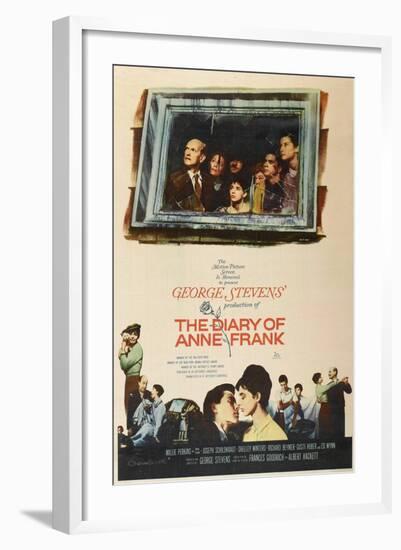 The Diary of Anne Frank, 1959, Directed by George Stevens-null-Framed Giclee Print