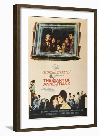 The Diary of Anne Frank, 1959, Directed by George Stevens-null-Framed Giclee Print