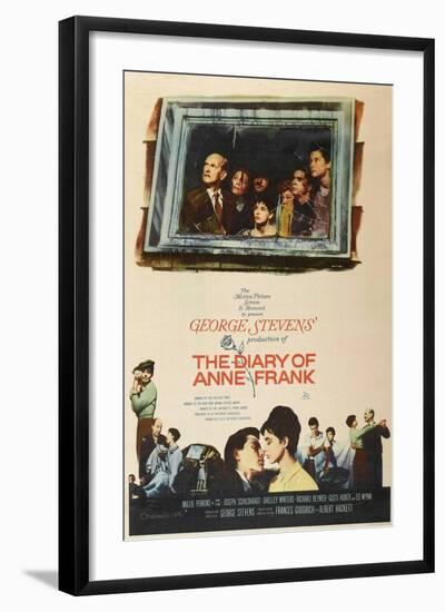 The Diary of Anne Frank, 1959, Directed by George Stevens-null-Framed Giclee Print