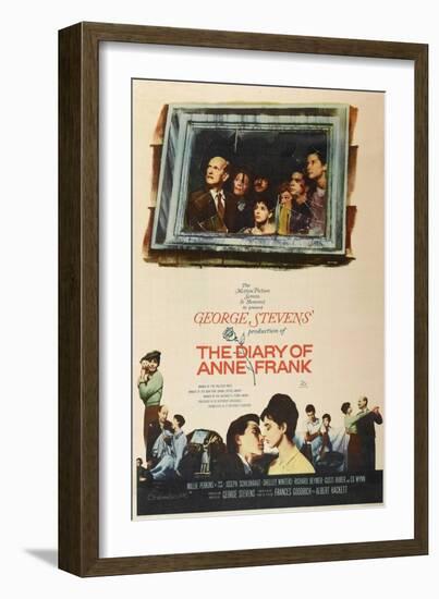 The Diary of Anne Frank, 1959, Directed by George Stevens-null-Framed Giclee Print