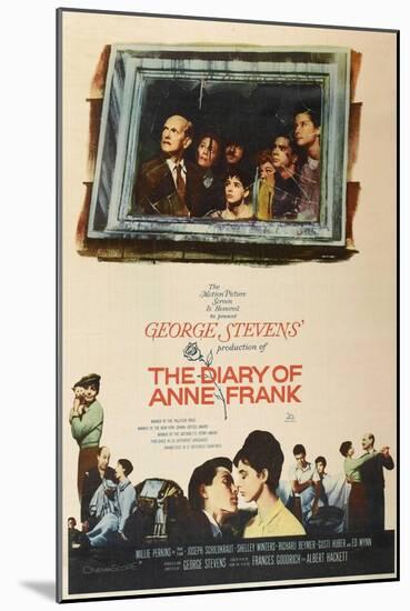 The Diary of Anne Frank, 1959, Directed by George Stevens-null-Mounted Giclee Print