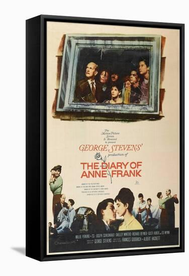 The Diary of Anne Frank, 1959, Directed by George Stevens-null-Framed Stretched Canvas