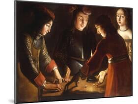 The Dice Players-Etienne de La Tour-Mounted Giclee Print