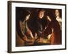 The Dice Players-Etienne de La Tour-Framed Giclee Print