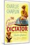 The Dictator, 1940 "The Great Dictator" Directed by Charles Chaplin-null-Mounted Giclee Print