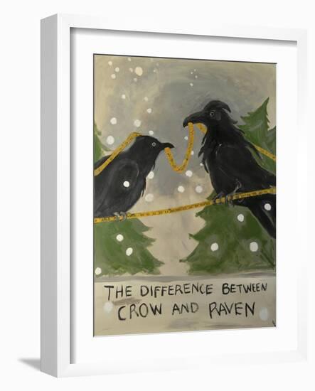 The Difference Between Crow and Raven-Jennie Cooley-Framed Giclee Print