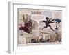 The Difference Between Law and Justice, 1809-Isaac Cruikshank-Framed Giclee Print