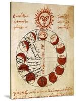 The Different Phases of Sun-null-Stretched Canvas