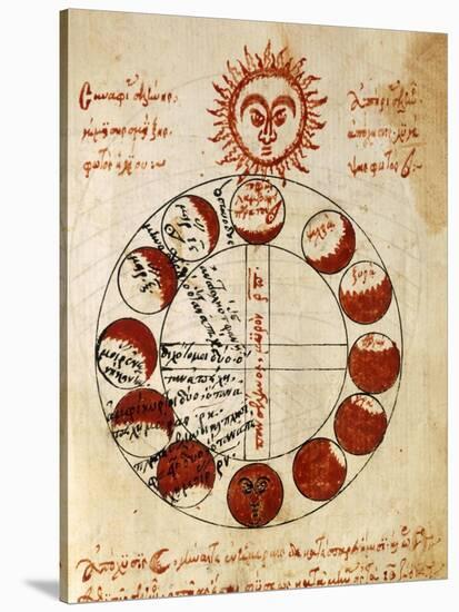 The Different Phases of Sun-null-Stretched Canvas