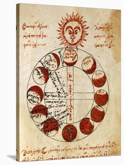 The Different Phases of Sun-null-Stretched Canvas