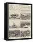 The Difficulties in the Completion of the Panama Canal, Some Views of the Works-null-Framed Stretched Canvas