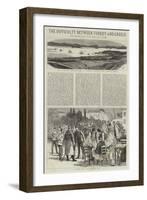 The Difficulty Between Turkey and Greece-Charles William Wyllie-Framed Giclee Print