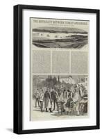 The Difficulty Between Turkey and Greece-Charles William Wyllie-Framed Giclee Print