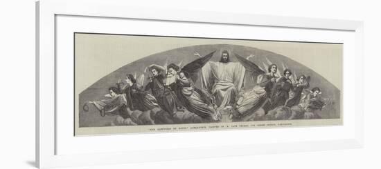 The Diffusion of Gifts, Altar-Piece, for Christ Church, Marylebone-William Cave Thomas-Framed Premium Giclee Print