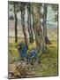 The Diggers, 1889 (Oil on Paper Lined onto Canvas)-Vincent van Gogh-Mounted Giclee Print
