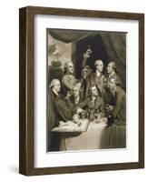 The Dilettanti Society, Engraved by William Say, 1812 (Mezzotint on Paper)-Sir Joshua Reynolds-Framed Premium Giclee Print