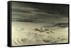 The Diligence in the Snow, 1860-Gustave Courbet-Framed Stretched Canvas