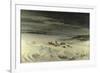 The Diligence in the Snow, 1860-Gustave Courbet-Framed Giclee Print