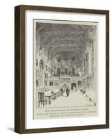 The Dining-Hall of Durham Castle-Frederick Morgan-Framed Giclee Print