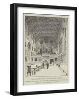 The Dining-Hall of Durham Castle-Frederick Morgan-Framed Giclee Print