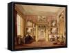 The Dining Room at Thirlestaine House-null-Framed Stretched Canvas