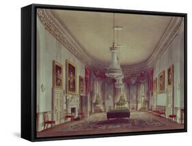 The Dining Room, Frogmore from Pyne's "Royal Residences," 1818-William Henry Pyne-Framed Stretched Canvas