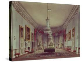 The Dining Room, Frogmore from Pyne's "Royal Residences," 1818-William Henry Pyne-Stretched Canvas