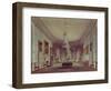 The Dining Room, Frogmore from Pyne's "Royal Residences," 1818-William Henry Pyne-Framed Giclee Print