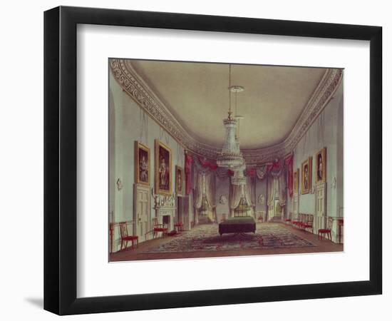 The Dining Room, Frogmore from Pyne's "Royal Residences," 1818-William Henry Pyne-Framed Giclee Print