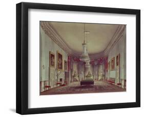 The Dining Room, Frogmore from Pyne's "Royal Residences," 1818-William Henry Pyne-Framed Giclee Print